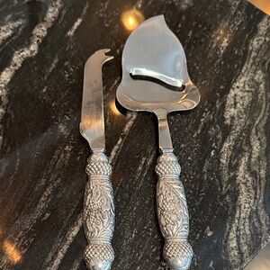 Stainless steel Cheese Knife and Server Set